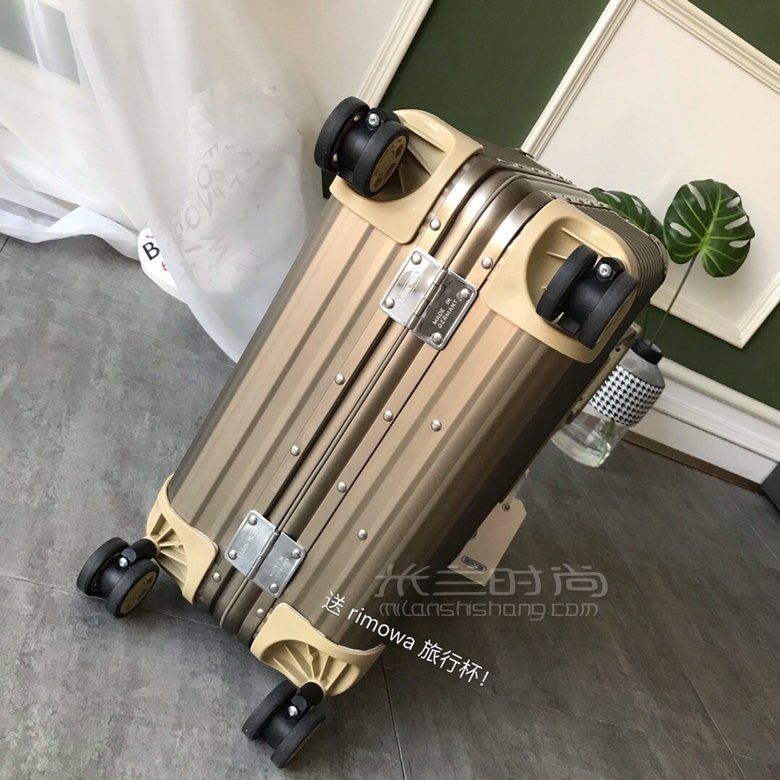 【rimowa topas 18寸】【鋁鎂合金】灰色 日默瓦拉箱-拉桿箱 電腦箱