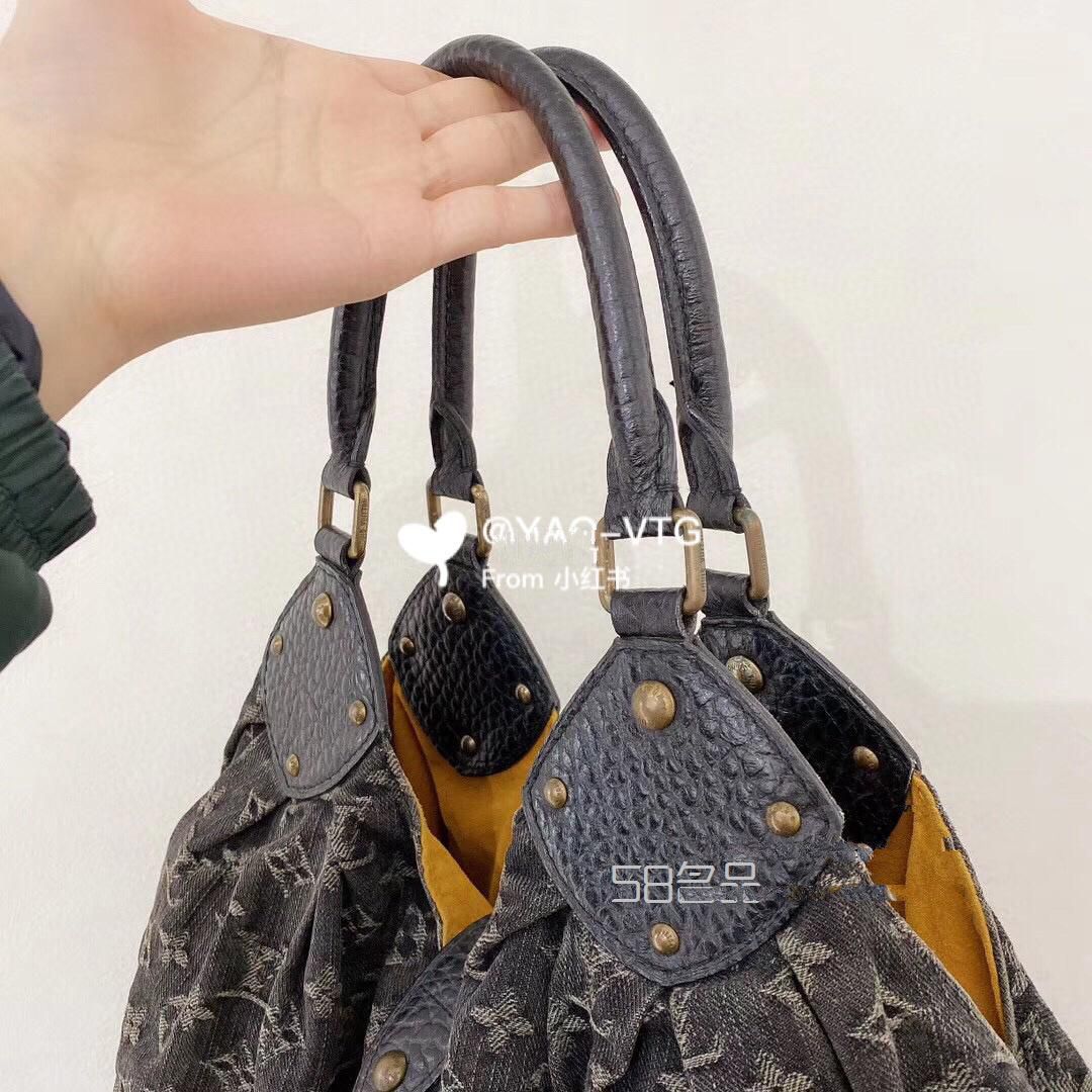 LV中古丹宁老花单肩包,lv emilie 2014_3