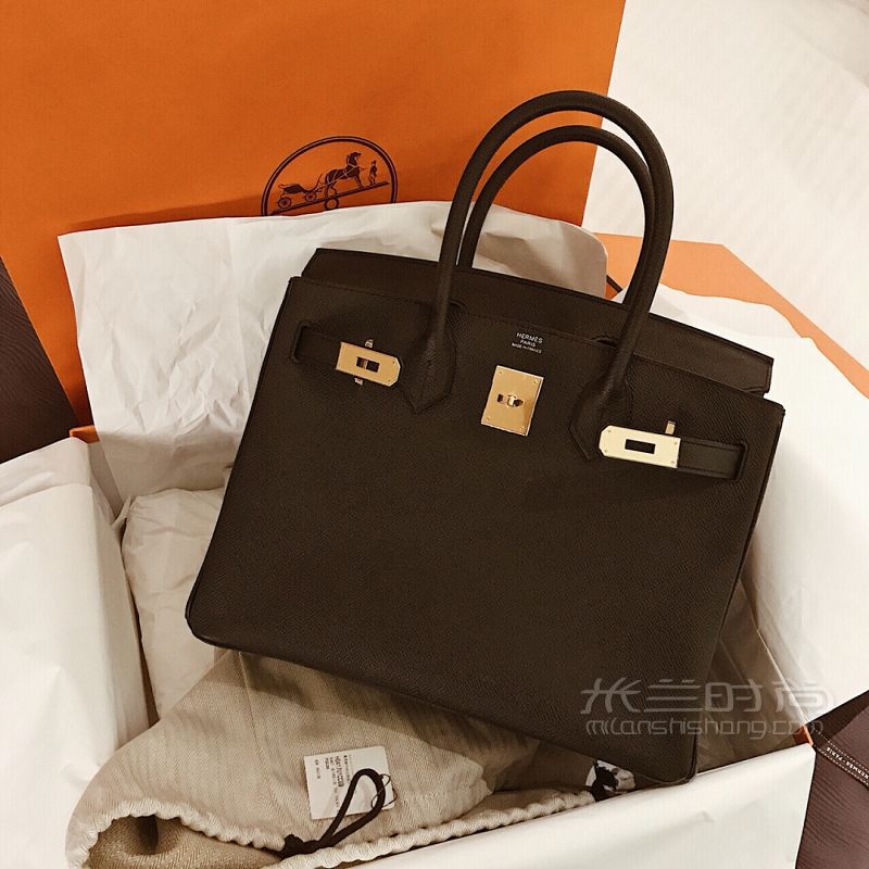 日本东京新宿Hermes买到黑金Birkin 30_1